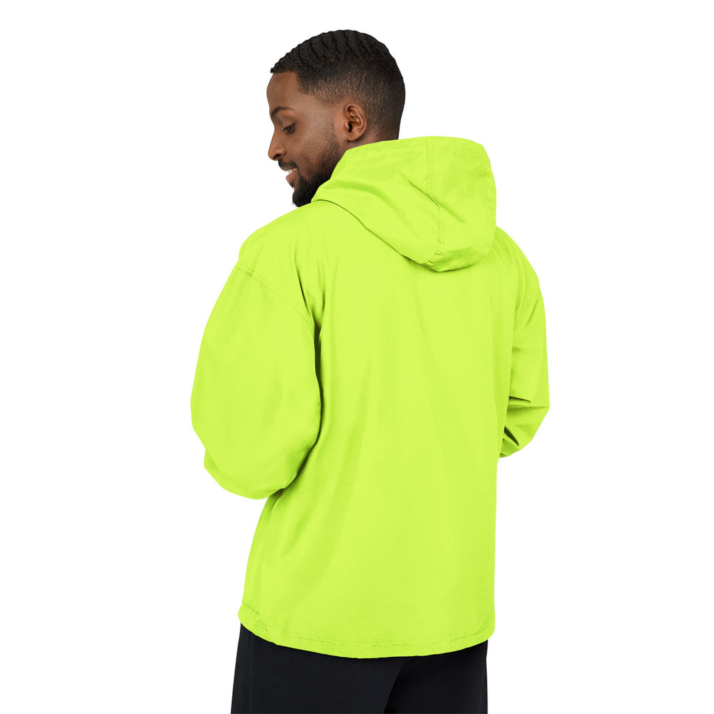 Vibrant Packable Anorak Jacket, Lightweight Rain Jacket, Unisex Weather Gear, Perfect for Outdoor Adventures, Sports Activities, Travel