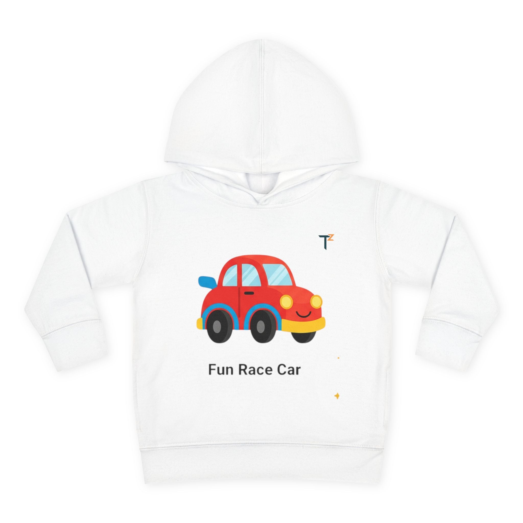 Fun Race Car Toddler Hoodie, Kids Pullover, Playtime Apparel, Birthday Gift, Cute Toddler Clothing, Cozy Kids Hooded Sweatshirt