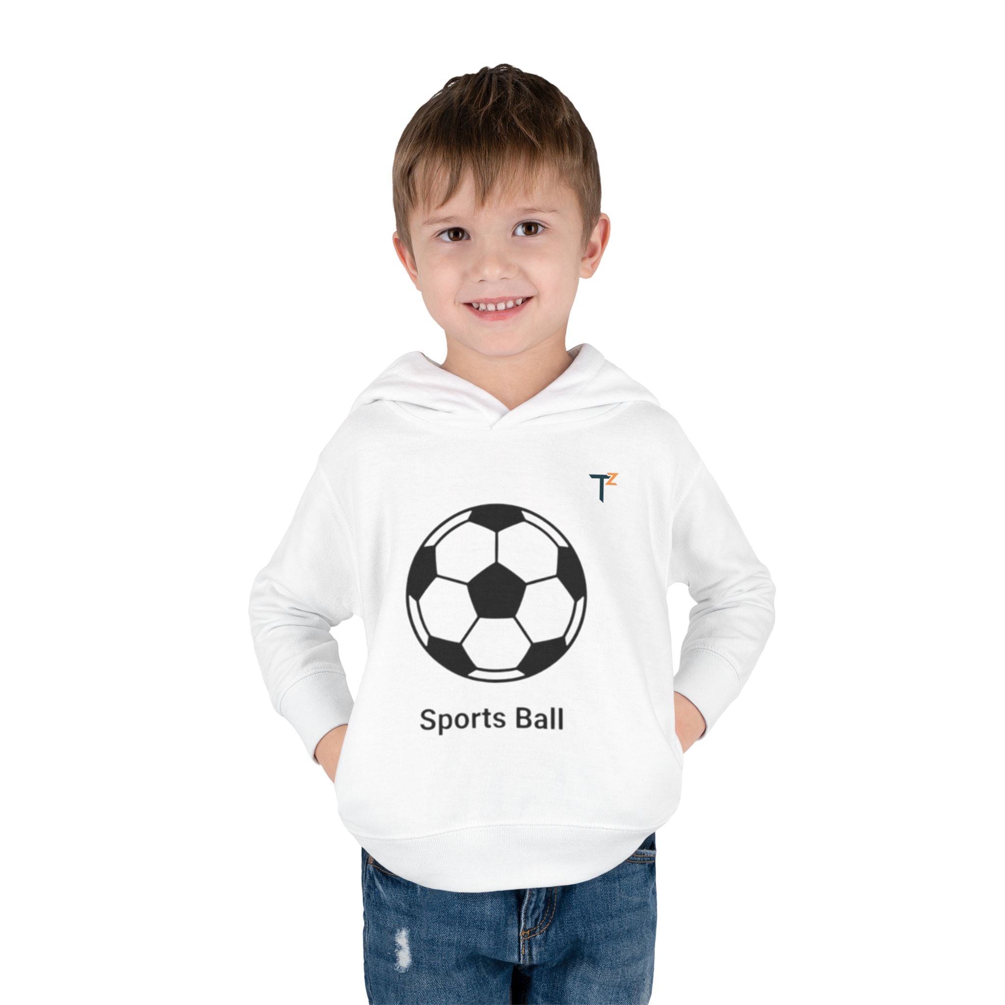 Toddler Sports Ball Hoodie - Cozy Fleece Pullover, Cute Gift for Kids, Casual Playwear, Fun Soccer Design, Ideal for Birthdays, Sports [...]