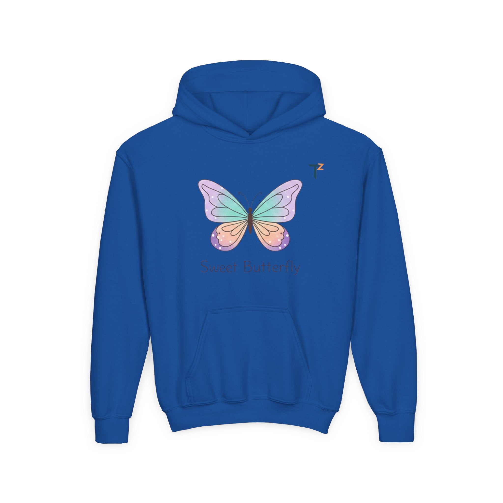 Butterfly Youth Hoodie - Sweet Butterfly Design, Perfect Gift for Kids, Cute Sweatshirt for Spring, Fun Outdoor Wear, Birthday [...]