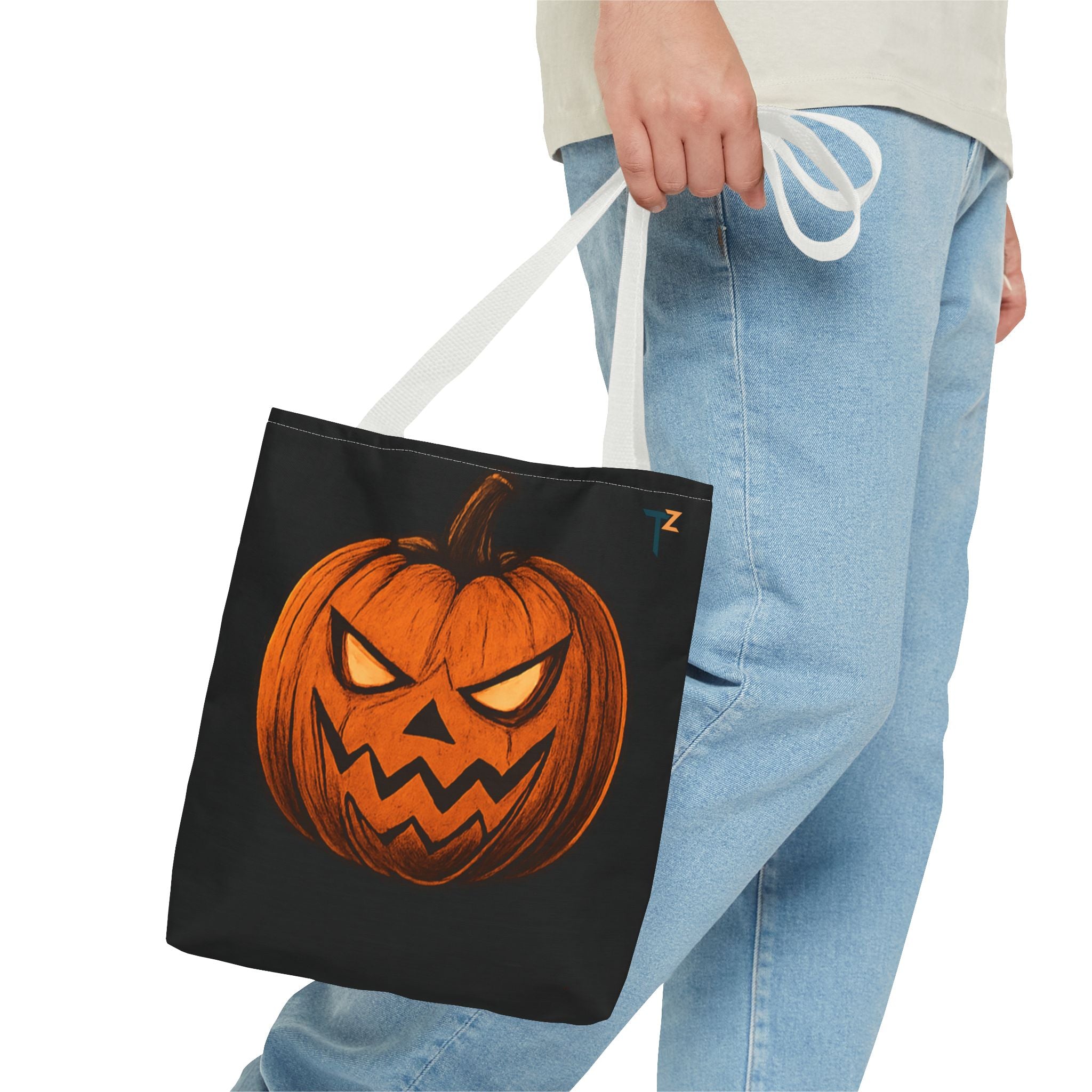 Halloween Pumpkin Tote Bag | Trick or Treat, Spooky Gift, Festival Accessory, Autumn Vibes, Eco-Friendly Shopper