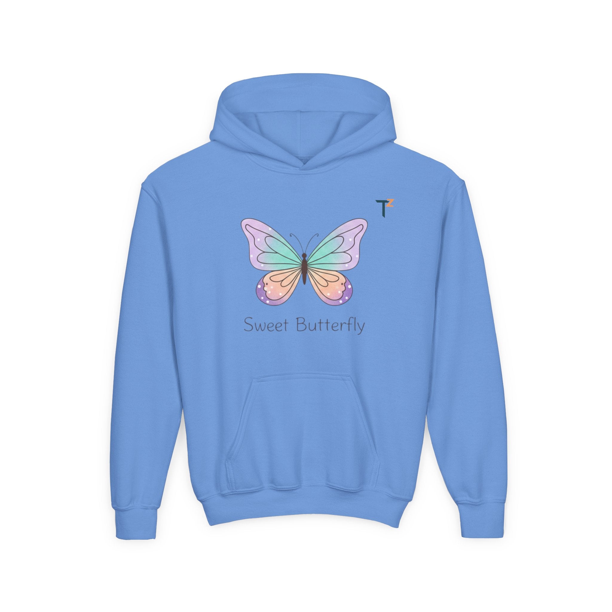 Butterfly Youth Hoodie - Sweet Butterfly Design, Perfect Gift for Kids, Cute Sweatshirt for Spring, Fun Outdoor Wear, Birthday [...]