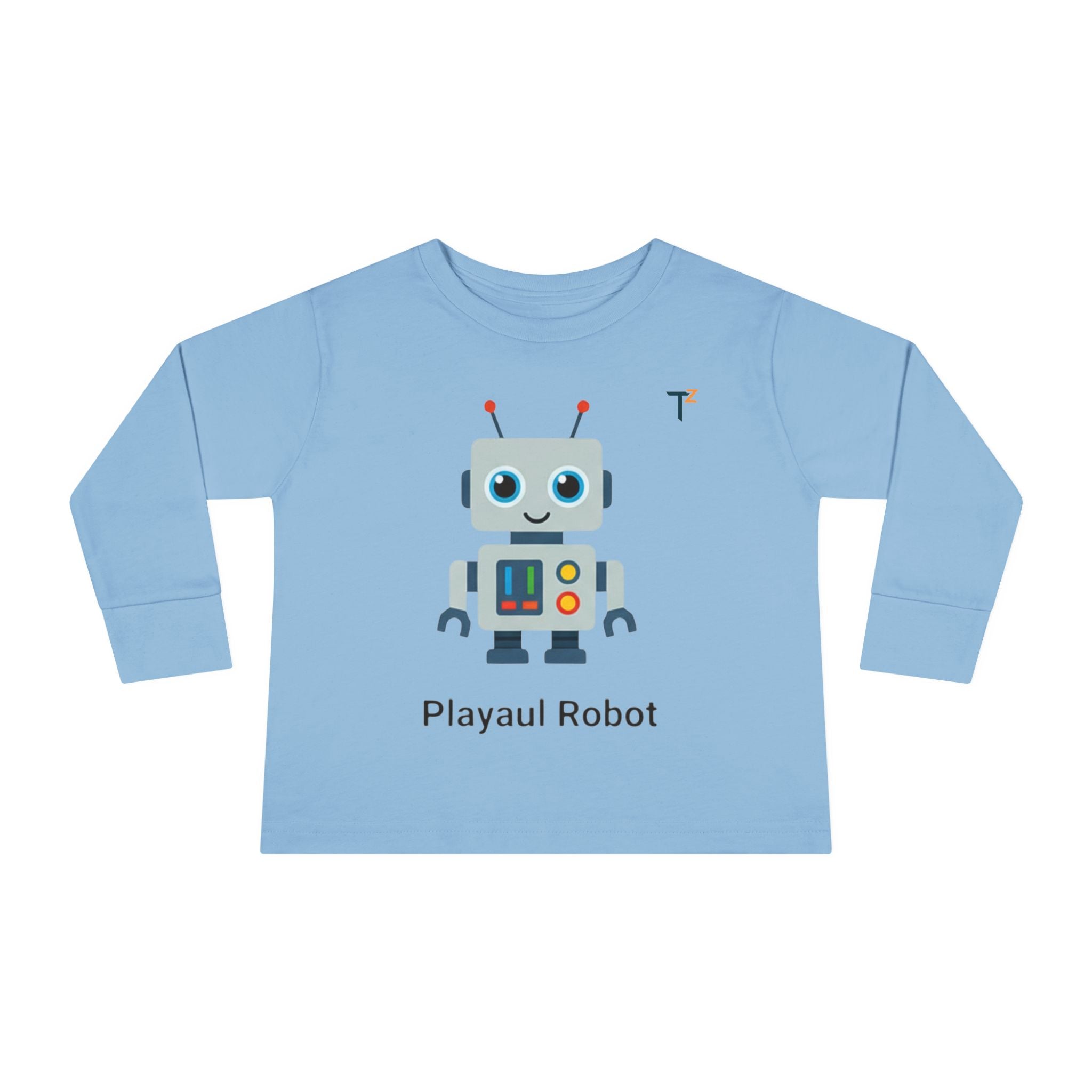 Playful Robot Long Sleeve Tee for Toddlers | Children’s Gift | Cute Kids Apparel | Birthday Party Outfit | Stylish Kids Wear