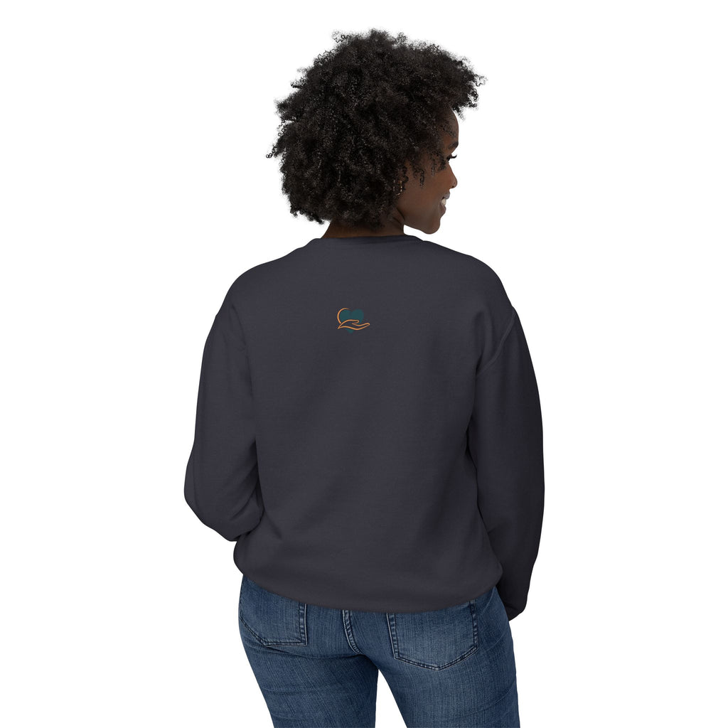 Vibrant Sound Wave Unisex Sweatshirt, Music Lover Gift, Comfortable Crewneck, Relaxed Style, Perfect for Every Season