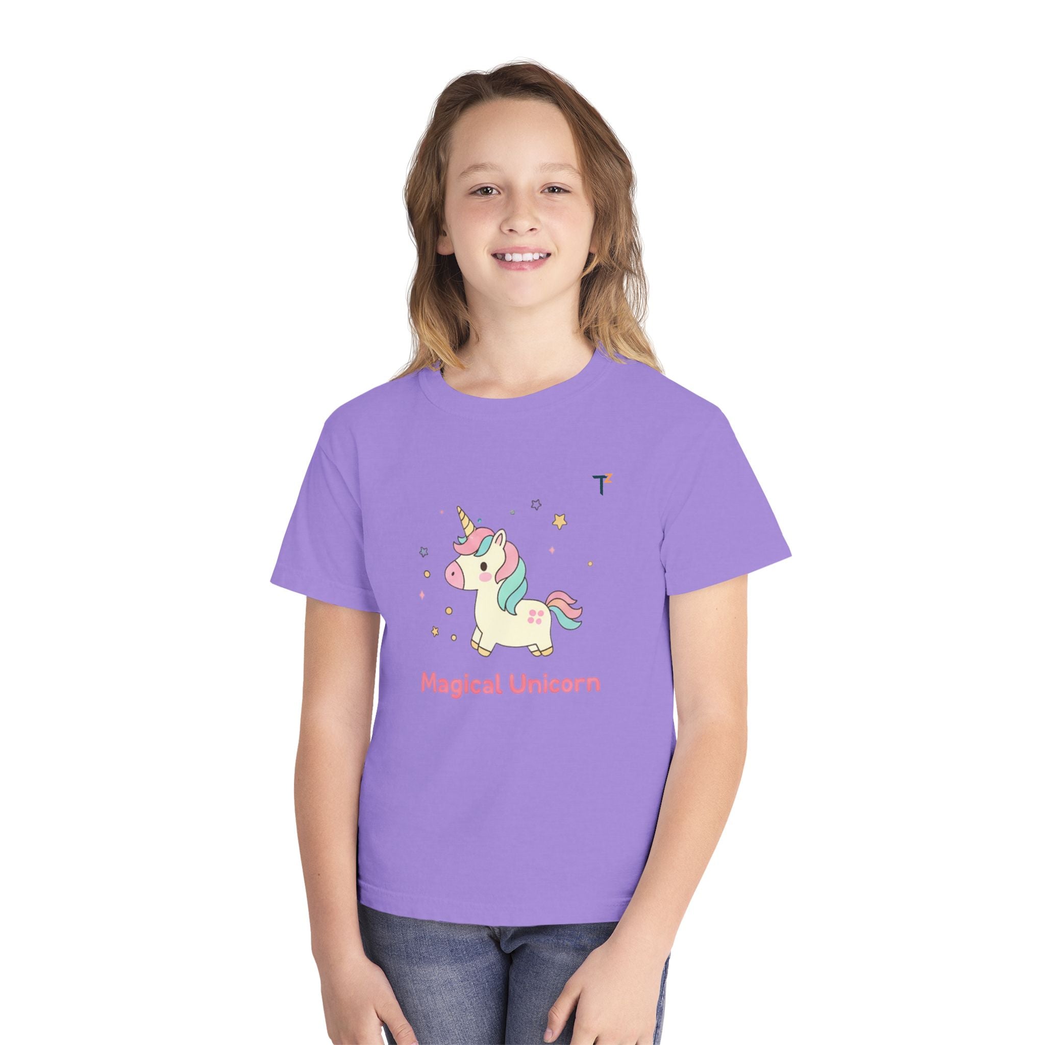 Youth Magical Unicorn Tee - Cute Kids Shirt, Birthday Gift, Unicorn Lover Apparel, Everyday Wear, Fun Summer Top