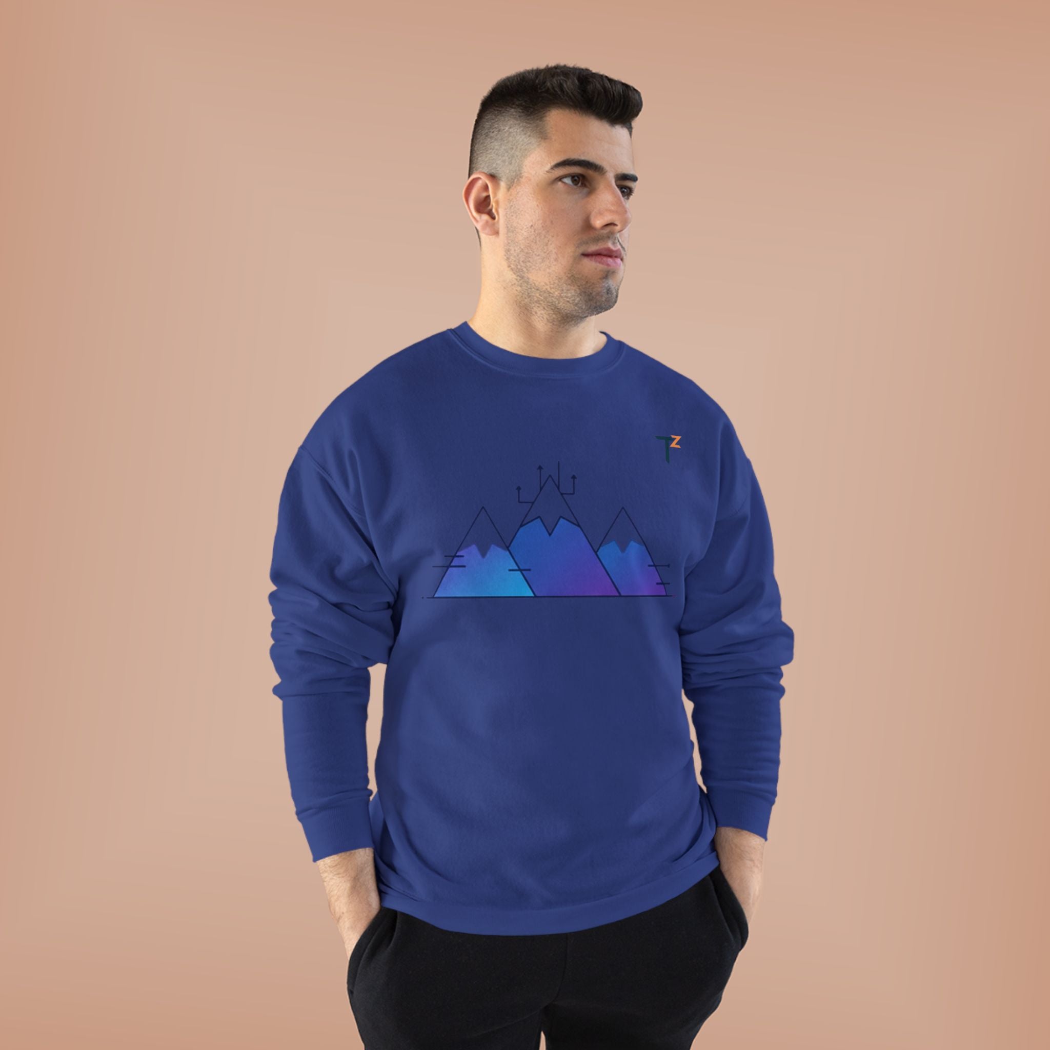 Mountain Adventure Unisex EcoSmart® Crewneck Sweatshirt | Cozy Gift for Nature Lovers, Hiking Apparel, Eco-Friendly Fashion, Unique [...]