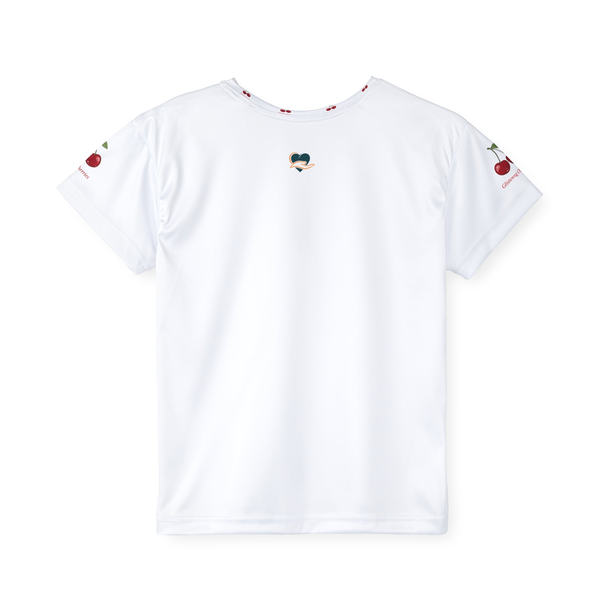 Cherry Print Kids Sports Jersey - Fun Athletic Tee for Little Ones, Perfect for Summer, Birthdays, Sports Activities, and Festivals