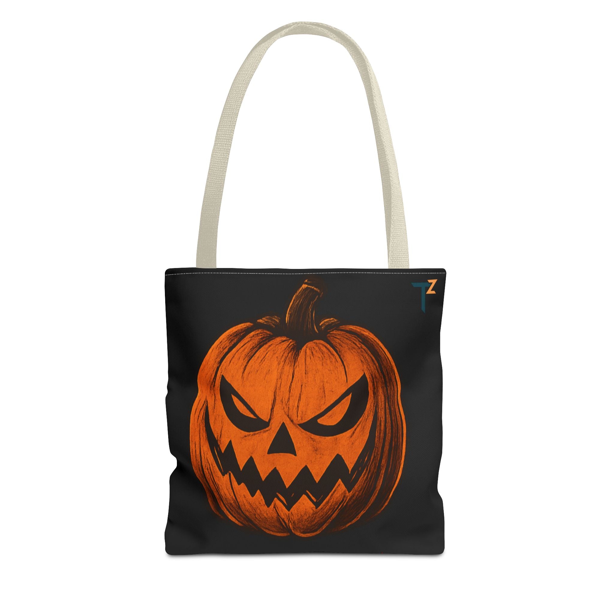 Halloween Tote Bag with Pumpkin & Spooky Text | Perfect for Trick-or-Treating, Fall Festivals, and Halloween Parties