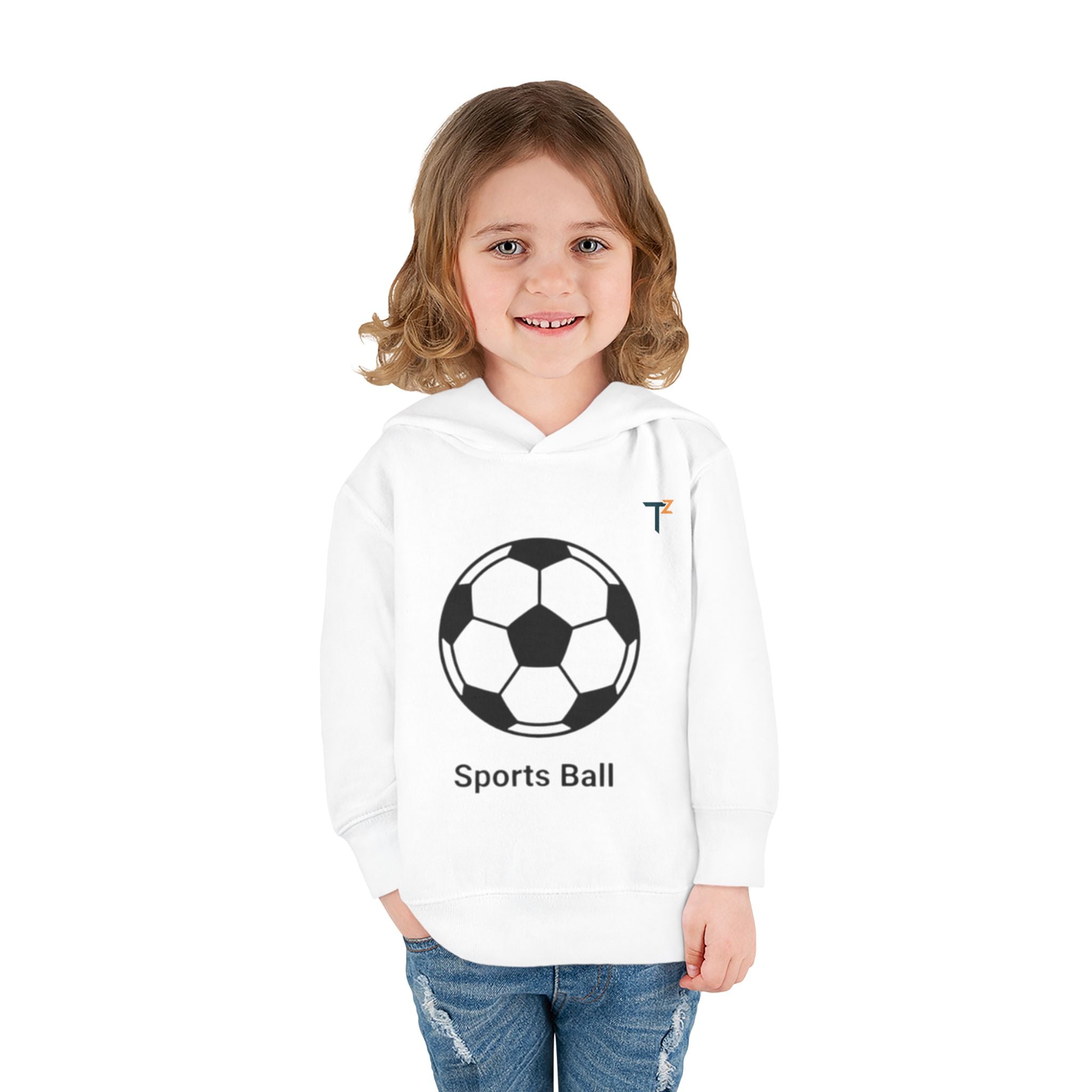 Toddler Sports Ball Hoodie - Cozy Fleece Pullover, Cute Gift for Kids, Casual Playwear, Fun Soccer Design, Ideal for Birthdays, Sports [...]
