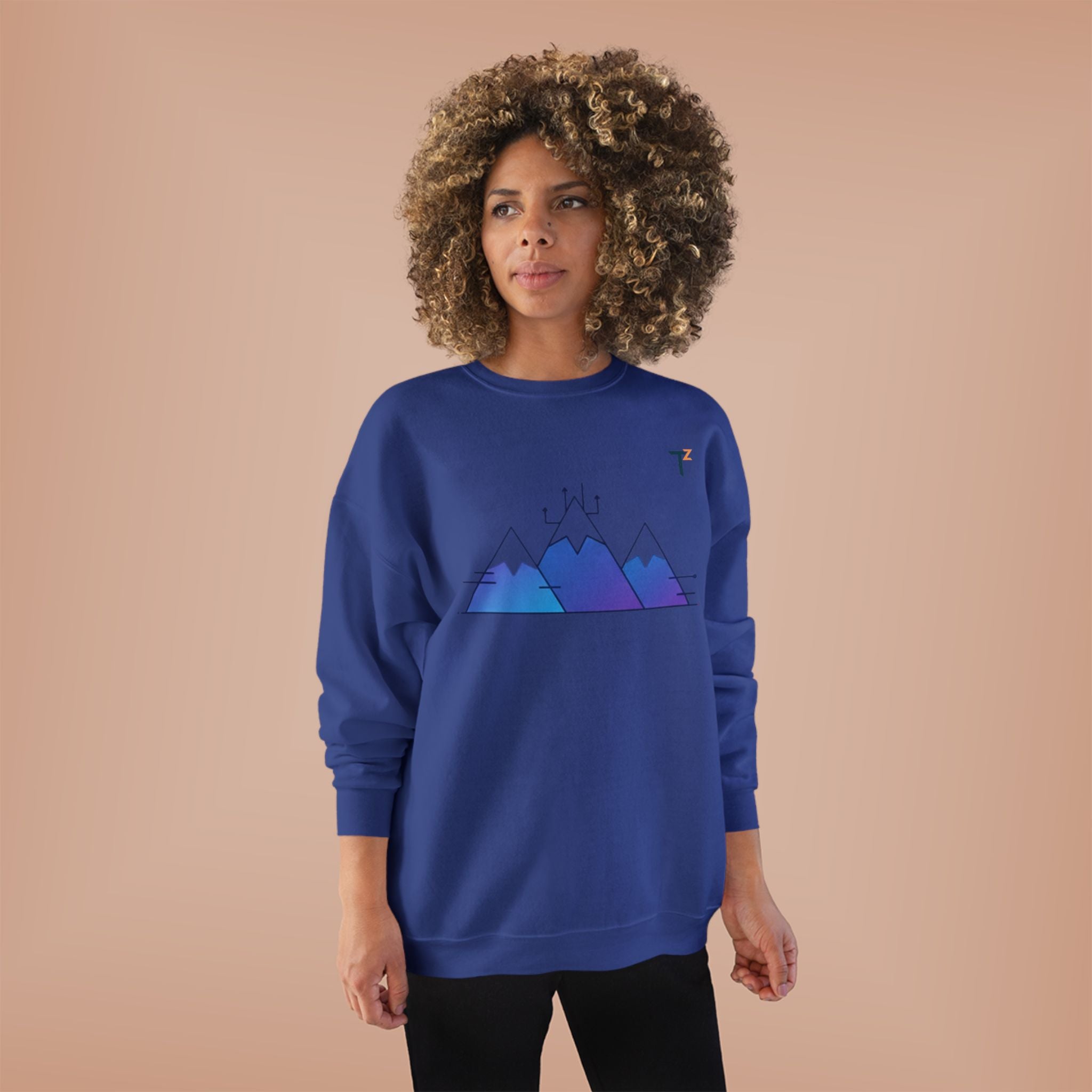 Mountain Adventure Unisex EcoSmart® Crewneck Sweatshirt | Cozy Gift for Nature Lovers, Hiking Apparel, Eco-Friendly Fashion, Unique [...]