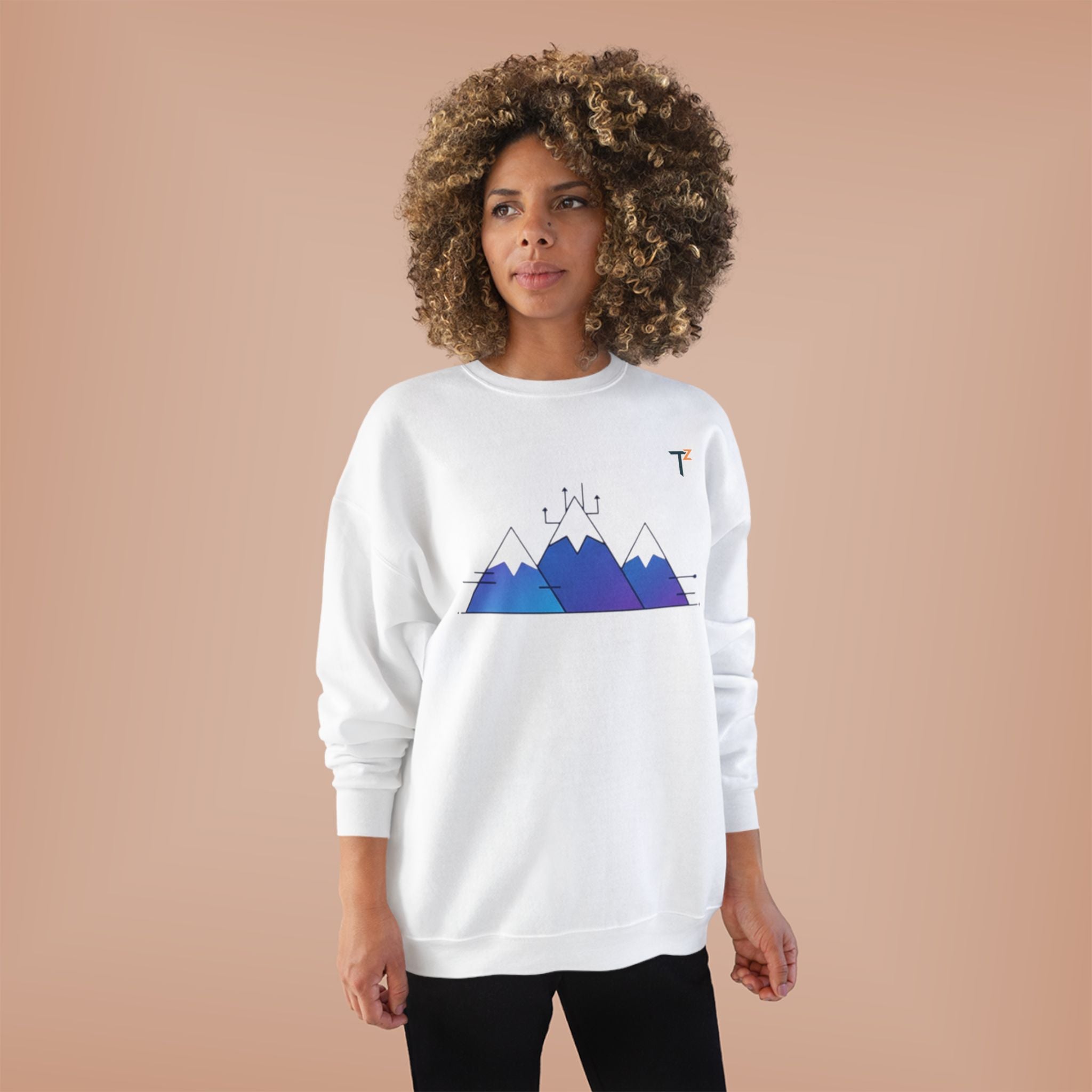 Mountain Adventure Unisex EcoSmart® Crewneck Sweatshirt | Cozy Gift for Nature Lovers, Hiking Apparel, Eco-Friendly Fashion, Unique [...]