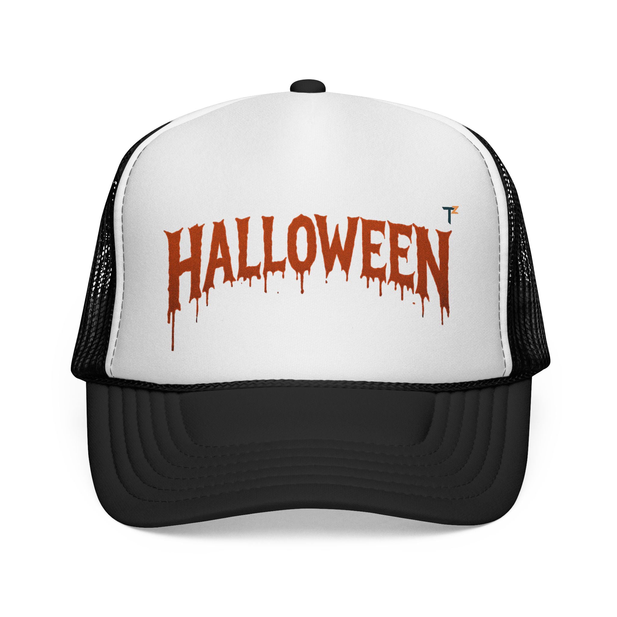 Halloween Trucker Caps, Spooky Caps, Halloween Costume Accessories, Fall Fashion, Halloween Party Gear
