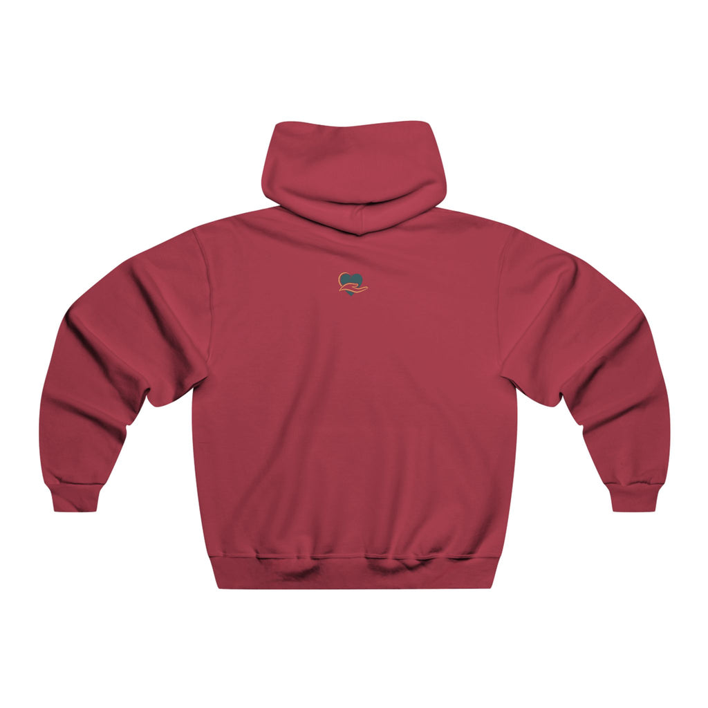 Motivational Hooded Sweatshirt, Cozy Men's Hoodie, Gym Wear, Gift for Him, Casual Style, Never Stop Inspiration