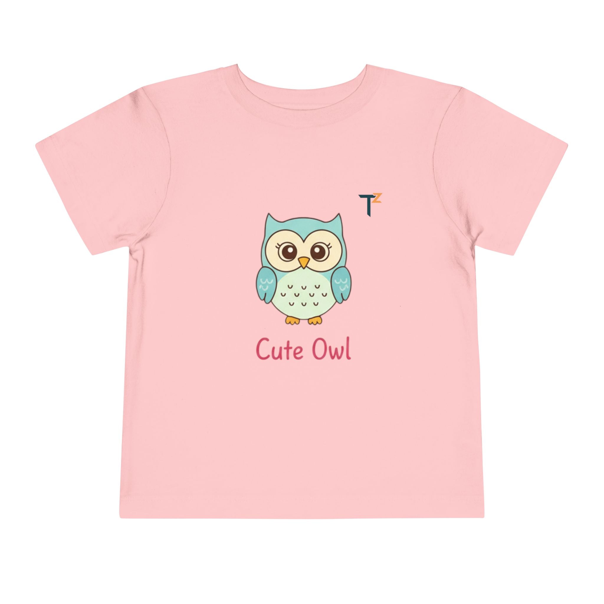 Cute Owl Toddler Tee, Adorable Kids Shirt, Birthday Gift for Boys & Girls, Animal Lover Apparel, Playful Kids Fashion