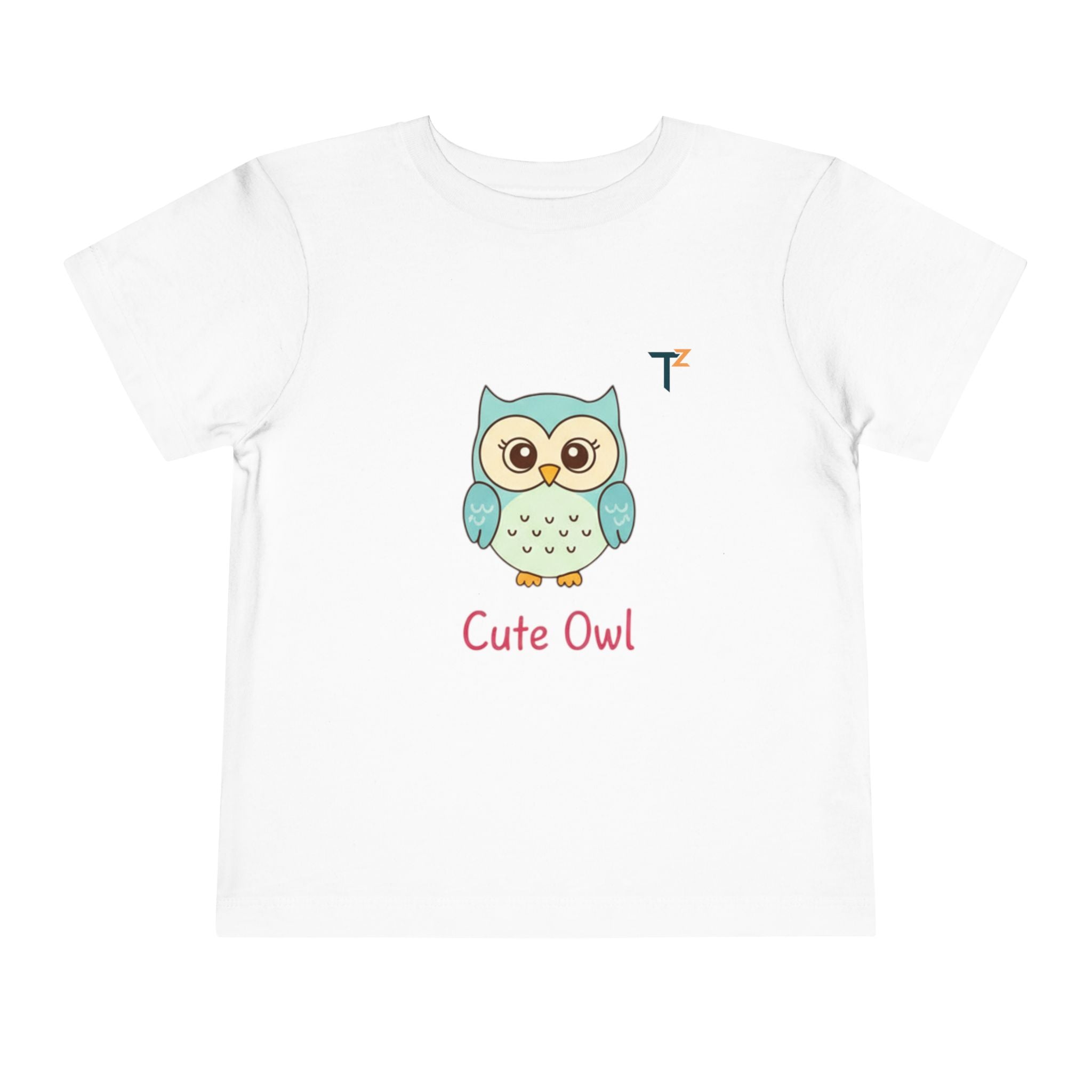 Cute Owl Toddler Tee, Adorable Kids Shirt, Birthday Gift for Boys & Girls, Animal Lover Apparel, Playful Kids Fashion