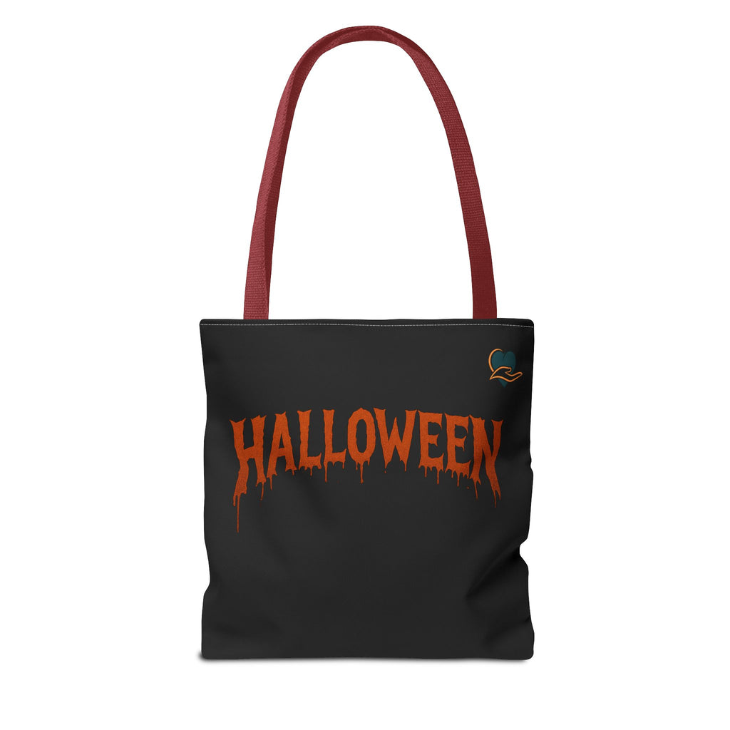 Halloween Tote Bag with Pumpkin & Spooky Text | Perfect for Trick-or-Treating, Fall Festivals, and Halloween Parties