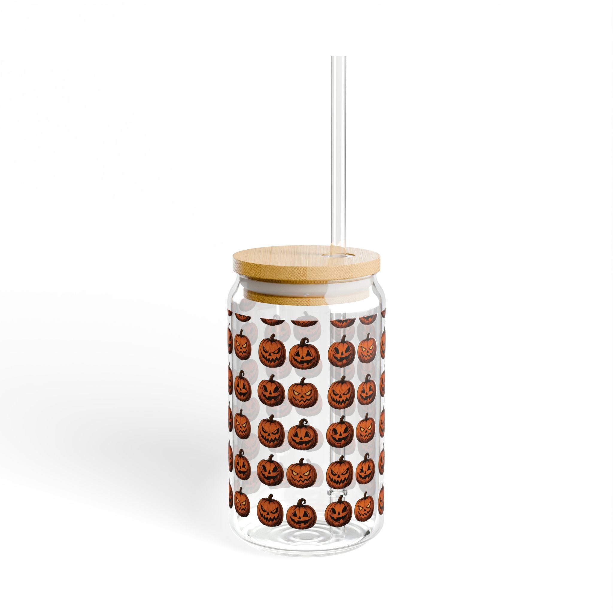 Pumpkin Sipper Glass, 16oz | Halloween Drinkware, Fall Decorations, Eco-Friendly Beverage Container, Cute Gifts for Party, Spooky [...]