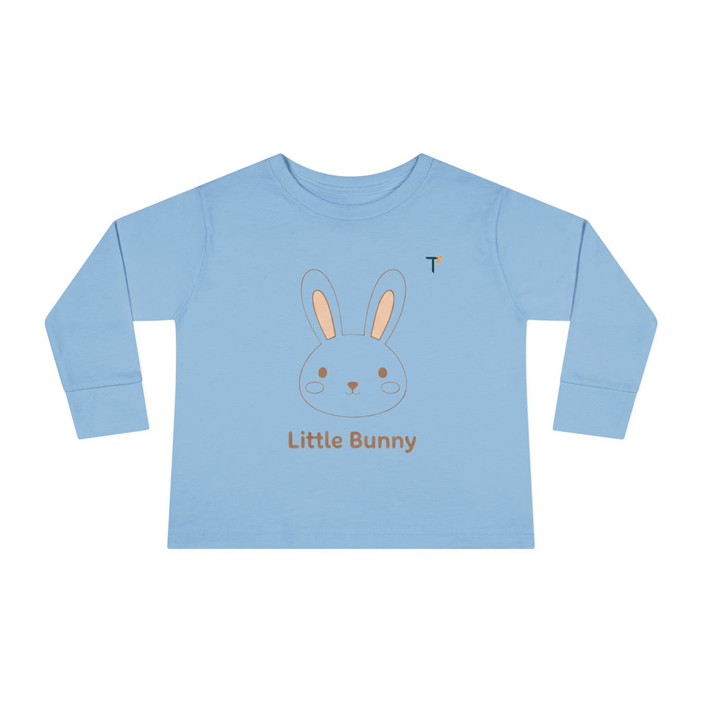 Cute Toddler Long Sleeve Tee - Little Bunny Design, Kids Spring Fashion, Easter Gift, Baby Shower, Everyday Wear