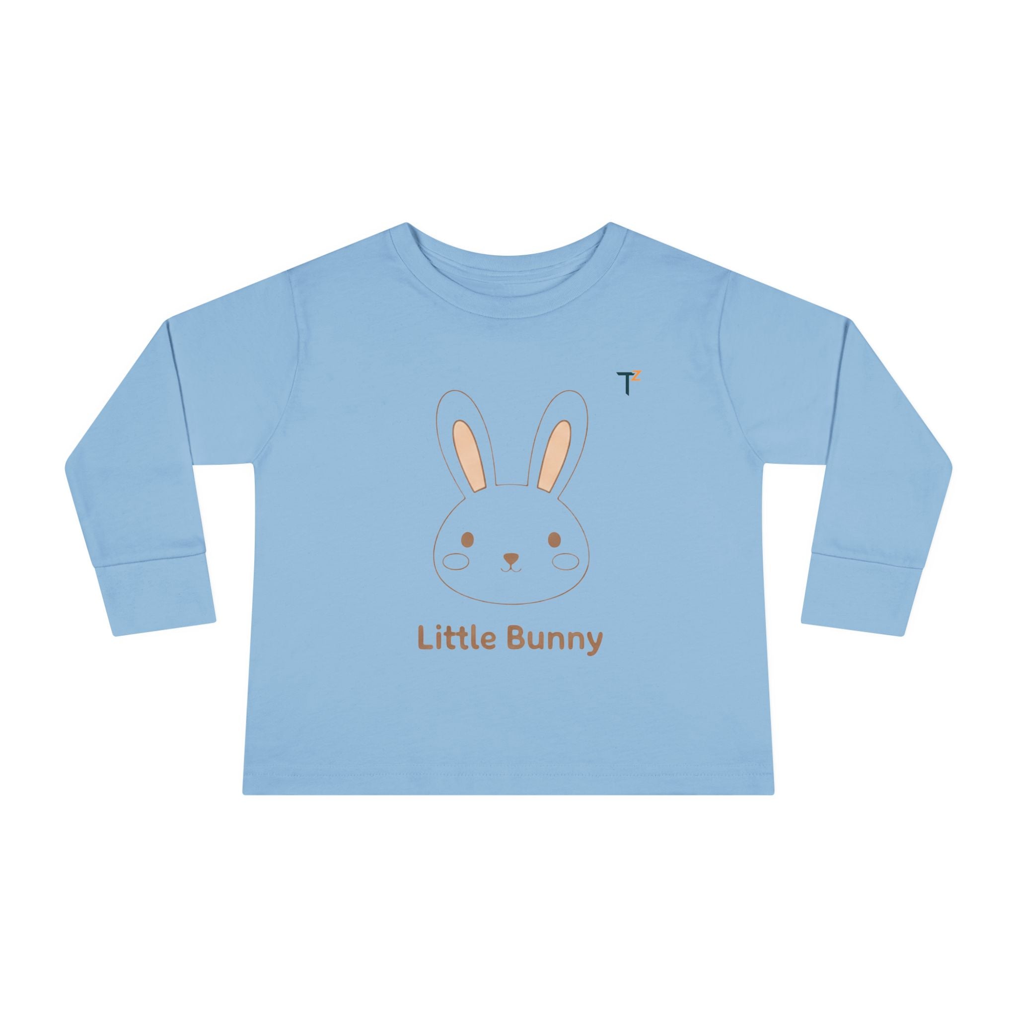 Cute Toddler Long Sleeve Tee - Little Bunny Design, Kids Spring Fashion, Easter Gift, Baby Shower, Everyday Wear