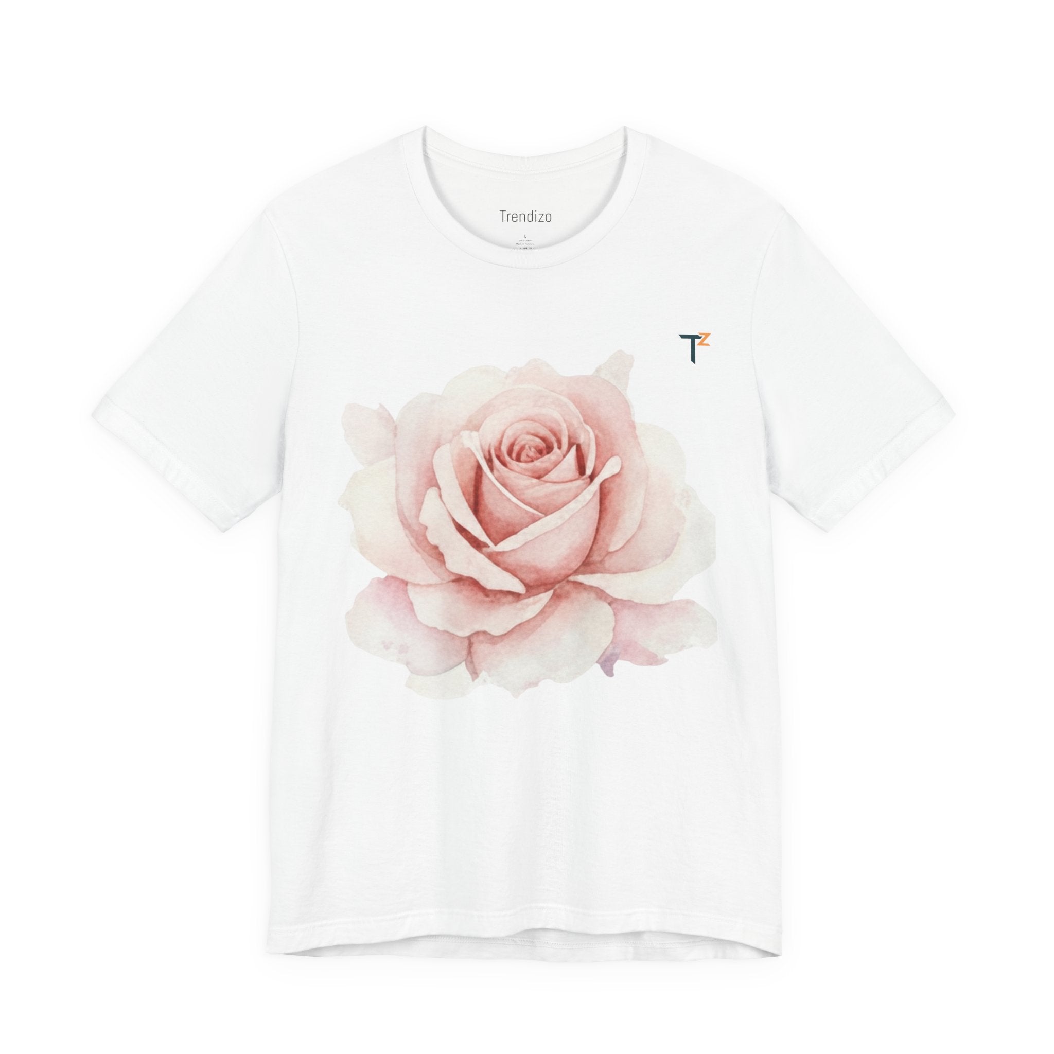 Rose Blossom Unisex Tee, Floral T-Shirt, Gift for Her, Spring Fashion, Casual Wear, Mother's Day Gift, Summer Wardrobe