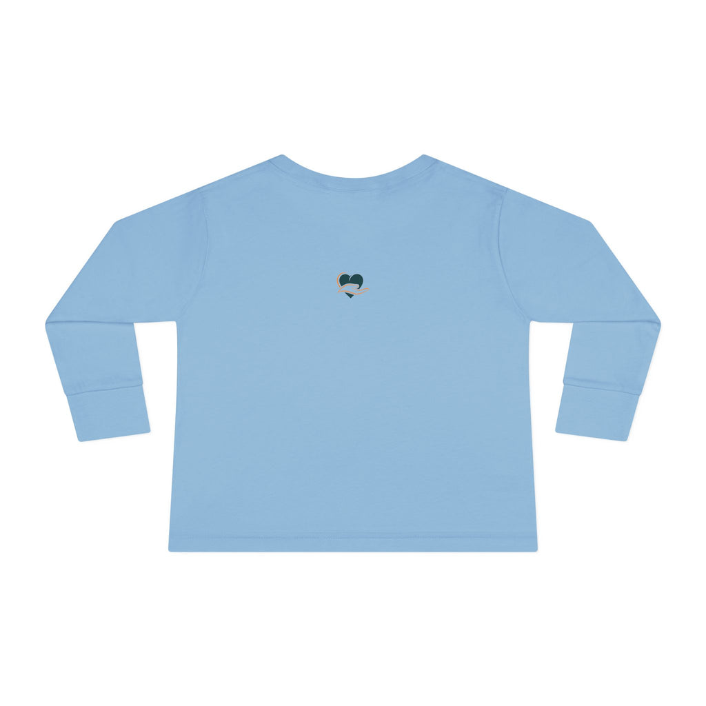 Happy Sunflower Toddler Long Sleeve Tee, Cute Kids Shirt, Spring Fashion, Baby Gift, Child's Birthday, Eco-Friendly Apparel