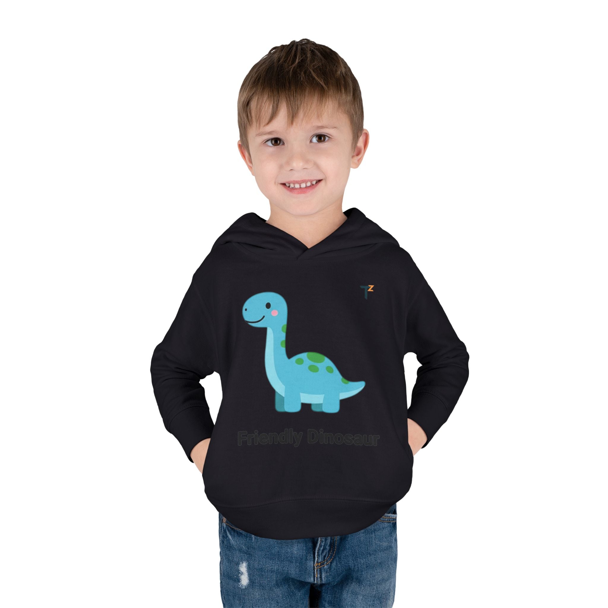 Toddler Dino Hoodie - Friendly Dinosaur Design, Kids Pullover, Fleece Hoodie for Boys and Girls, Birthday Gift, Toddler Clothes, Cute [...]