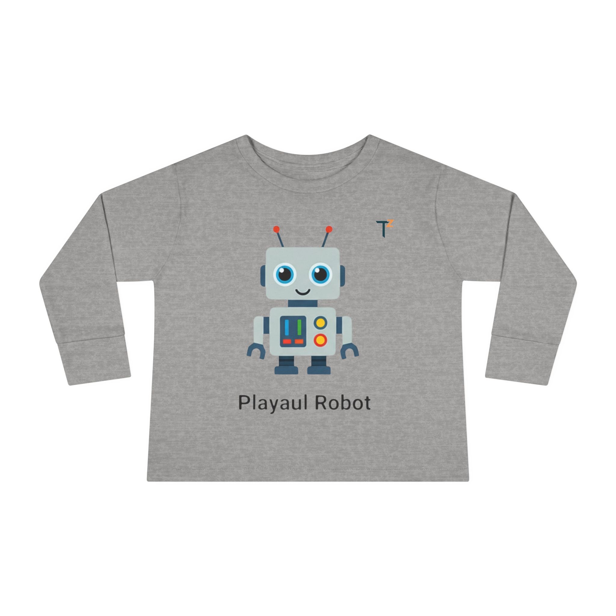 Playful Robot Long Sleeve Tee for Toddlers | Children’s Gift | Cute Kids Apparel | Birthday Party Outfit | Stylish Kids Wear