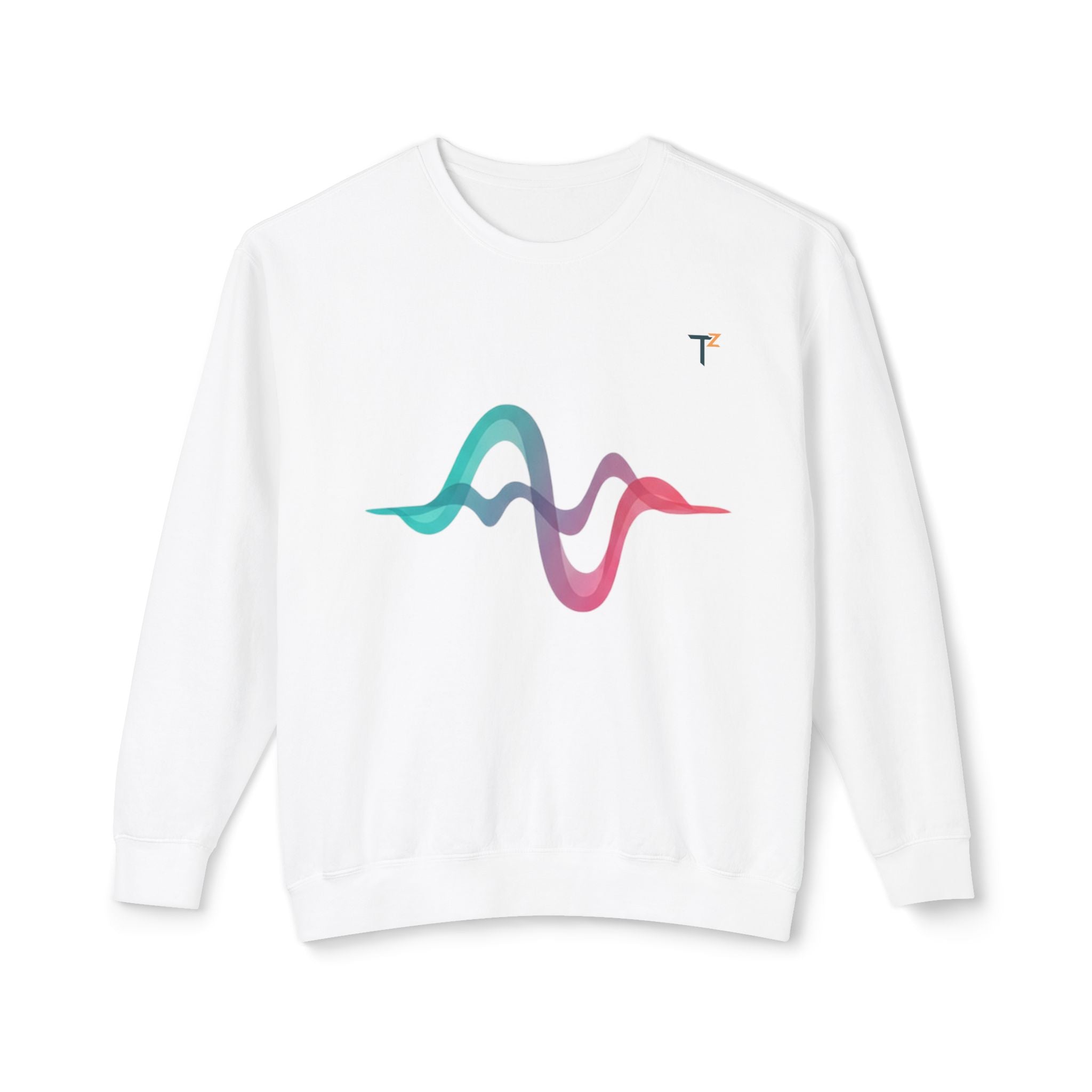 Vibrant Sound Wave Unisex Sweatshirt, Music Lover Gift, Comfortable Crewneck, Relaxed Style, Perfect for Every Season