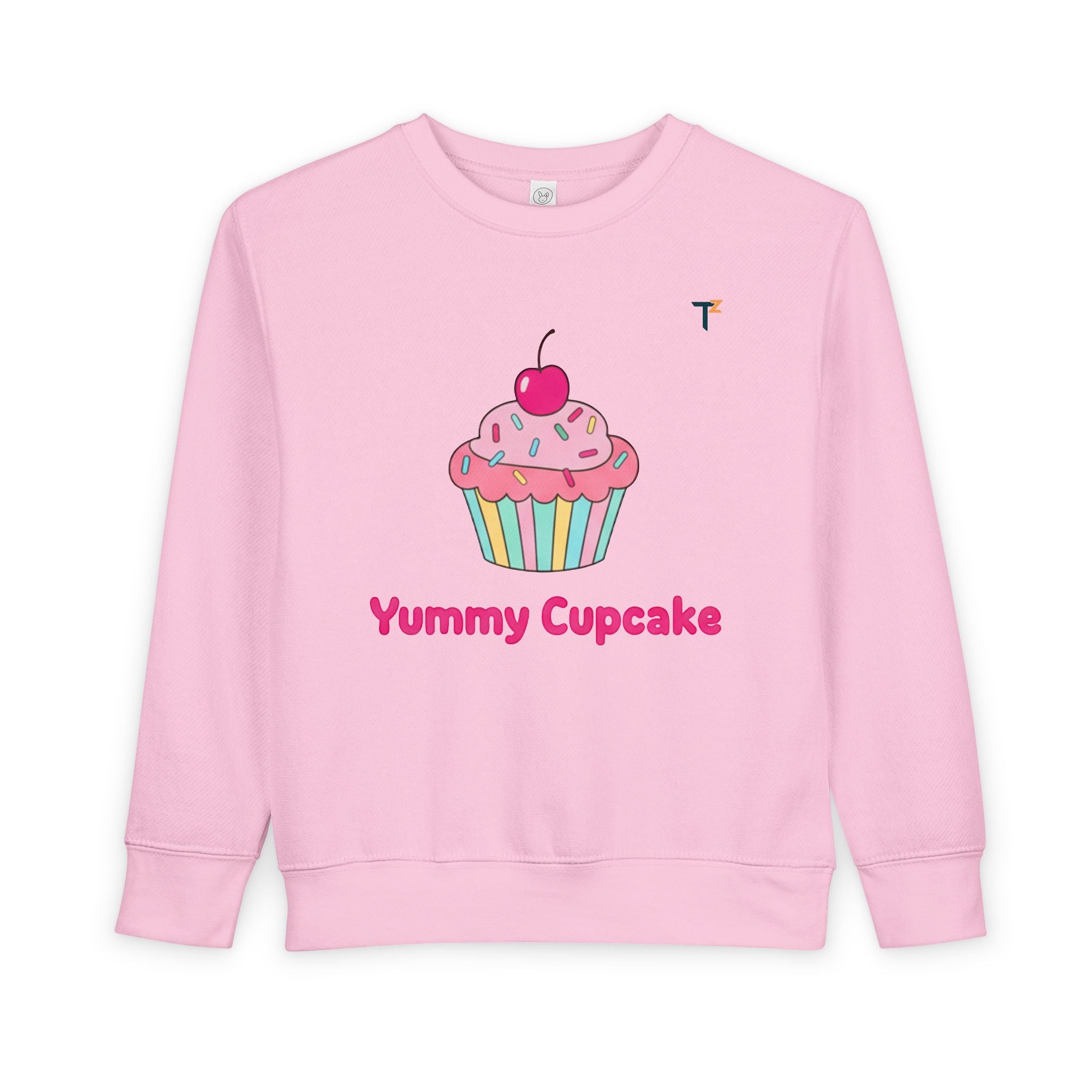 Cute Toddler Sweatshirt with Yummy Cupcakes Design | Perfect for Birthdays, Playdates, Baking Fun, Gift for Kids, Cozy Everyday Wear