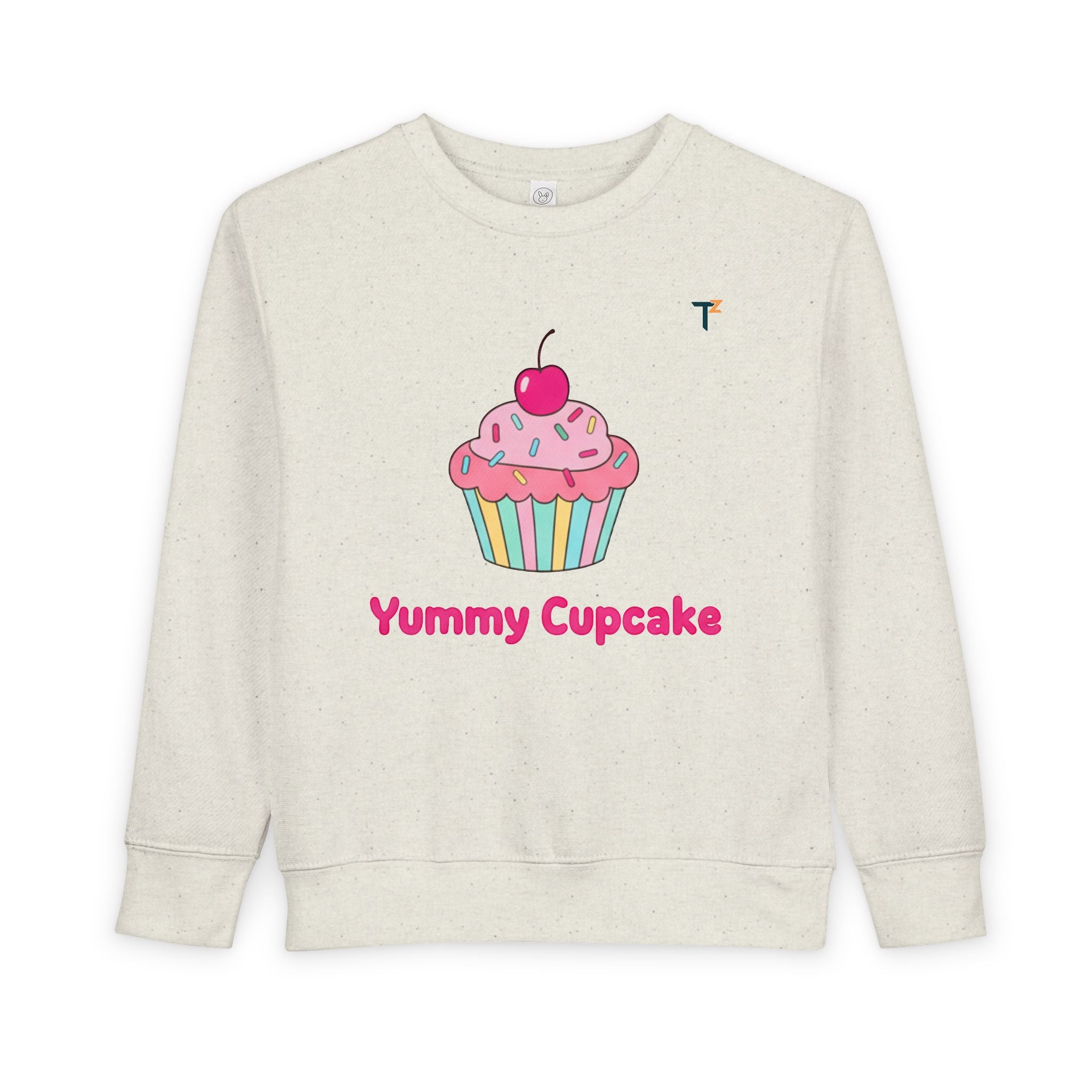Cute Toddler Sweatshirt with Yummy Cupcakes Design | Perfect for Birthdays, Playdates, Baking Fun, Gift for Kids, Cozy Everyday Wear