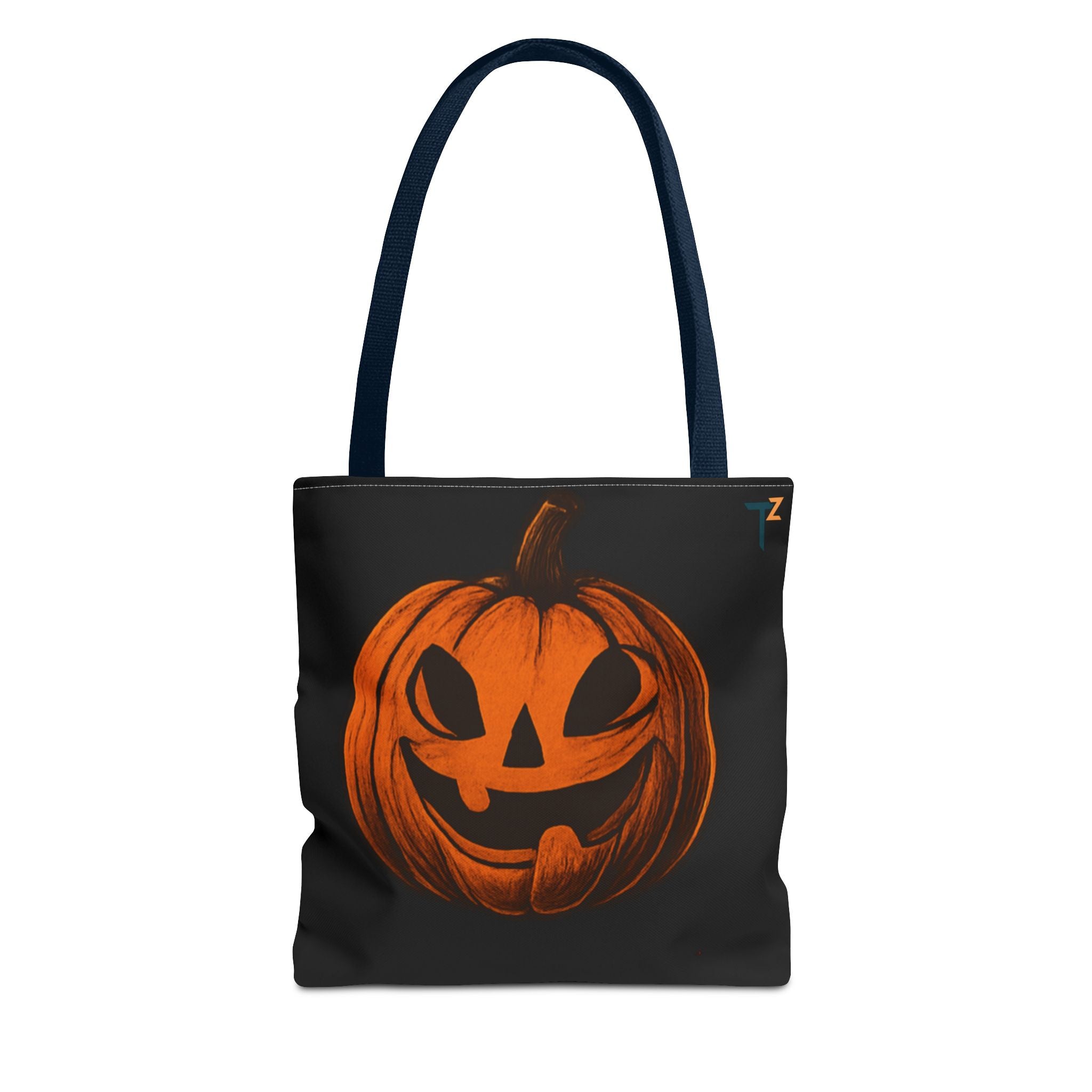 Halloween Tote Bag with Pumpkin & Dripping Text | Trick or Treat, Fall Decor, Spooky Vibes, Gift for Halloween Lovers