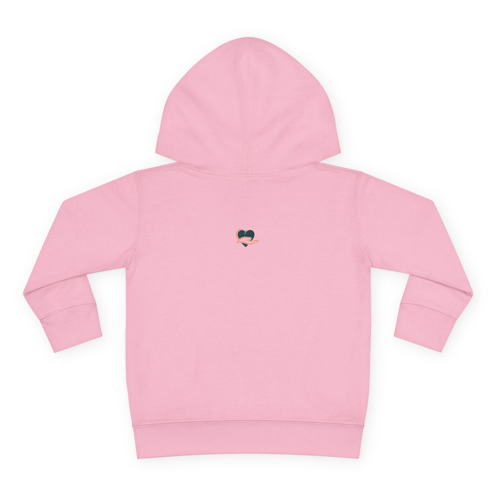 Elegant Pink Bow Toddler Hoodie, Cute Toddler Fleece Sweatshirt, Kids Pullover Hoodie, Birthday Gift, Baby Shower Gift