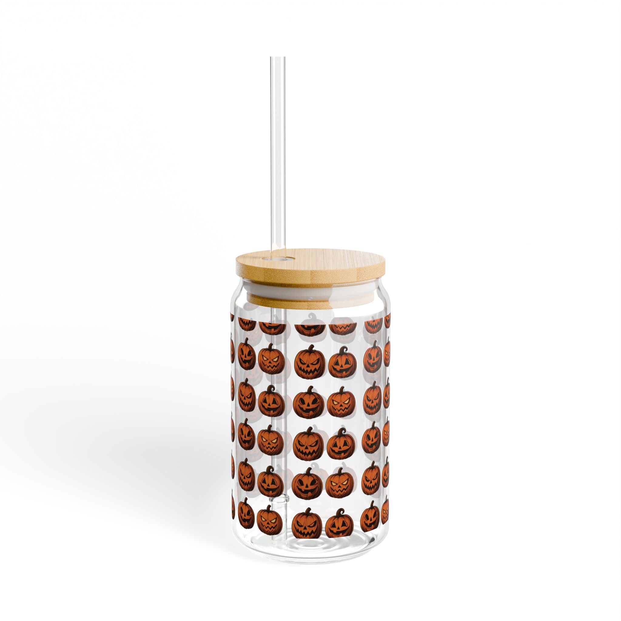 Pumpkin Sipper Glass, 16oz | Halloween Drinkware, Fall Decorations, Eco-Friendly Beverage Container, Cute Gifts for Party, Spooky [...]