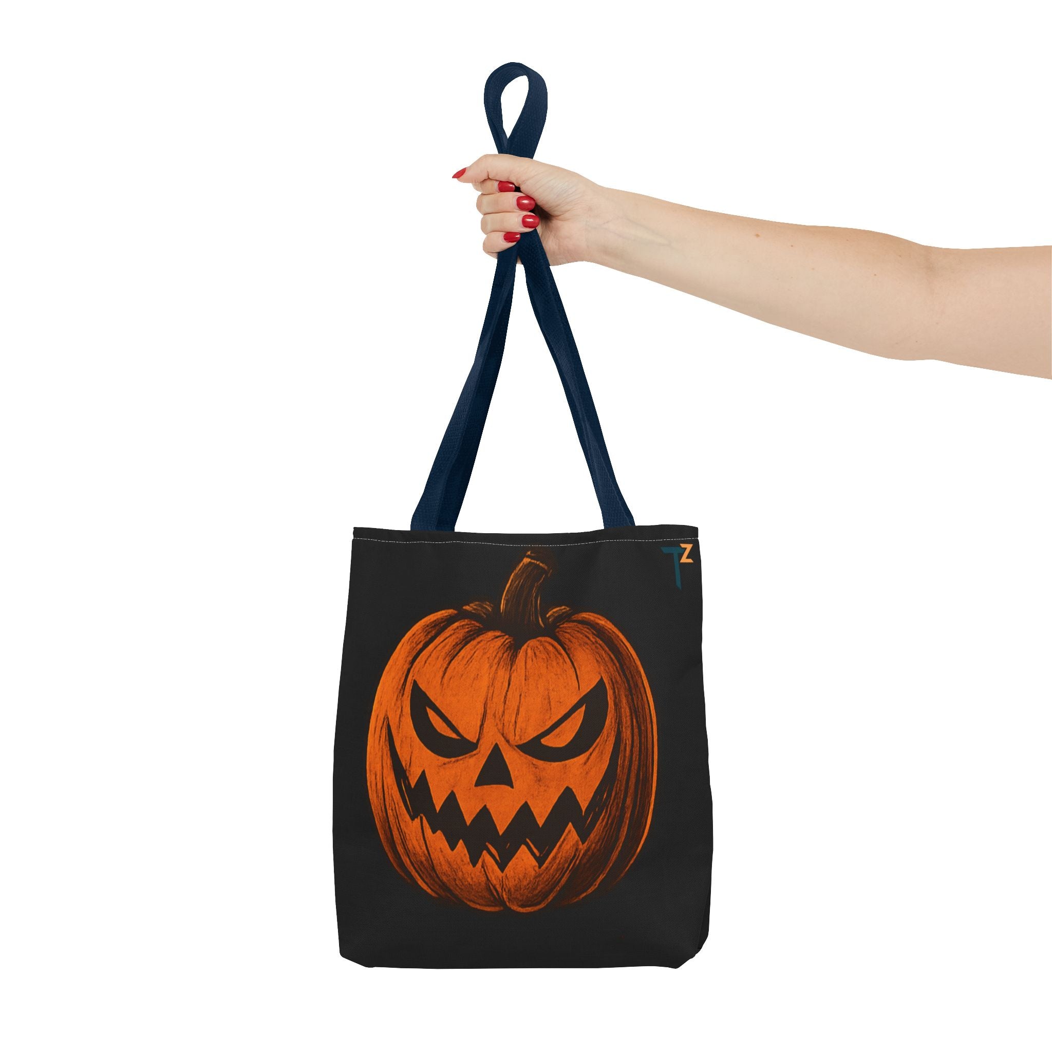 Halloween Tote Bag with Pumpkin & Spooky Text | Perfect for Trick-or-Treating, Fall Festivals, and Halloween Parties