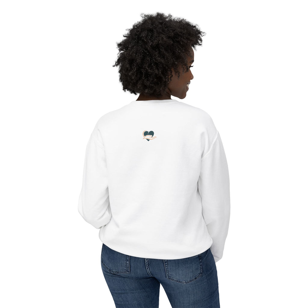 Vibrant Sound Wave Unisex Sweatshirt, Music Lover Gift, Comfortable Crewneck, Relaxed Style, Perfect for Every Season