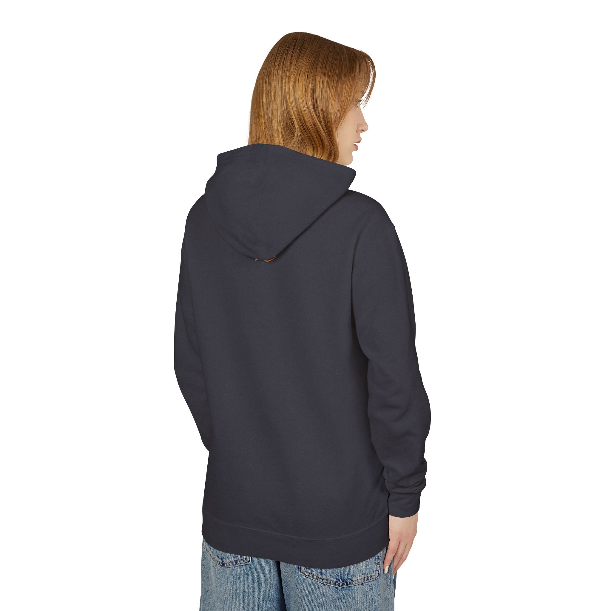 Abstract Form Lightweight Hoodie for Creative Souls, Unisex Sweatshirt, Artistic Apparel, Gift for Art Lovers, Stylish Layering