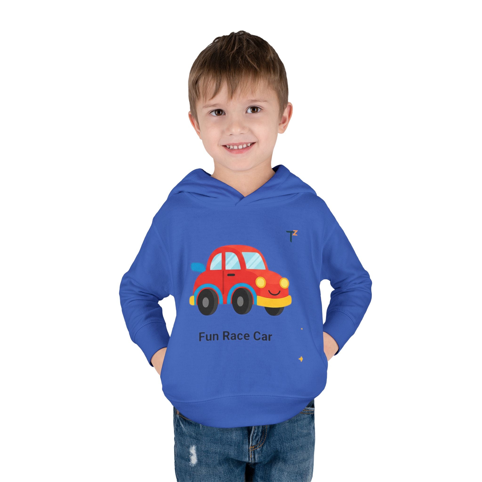 Fun Race Car Toddler Hoodie, Kids Pullover, Playtime Apparel, Birthday Gift, Cute Toddler Clothing, Cozy Kids Hooded Sweatshirt