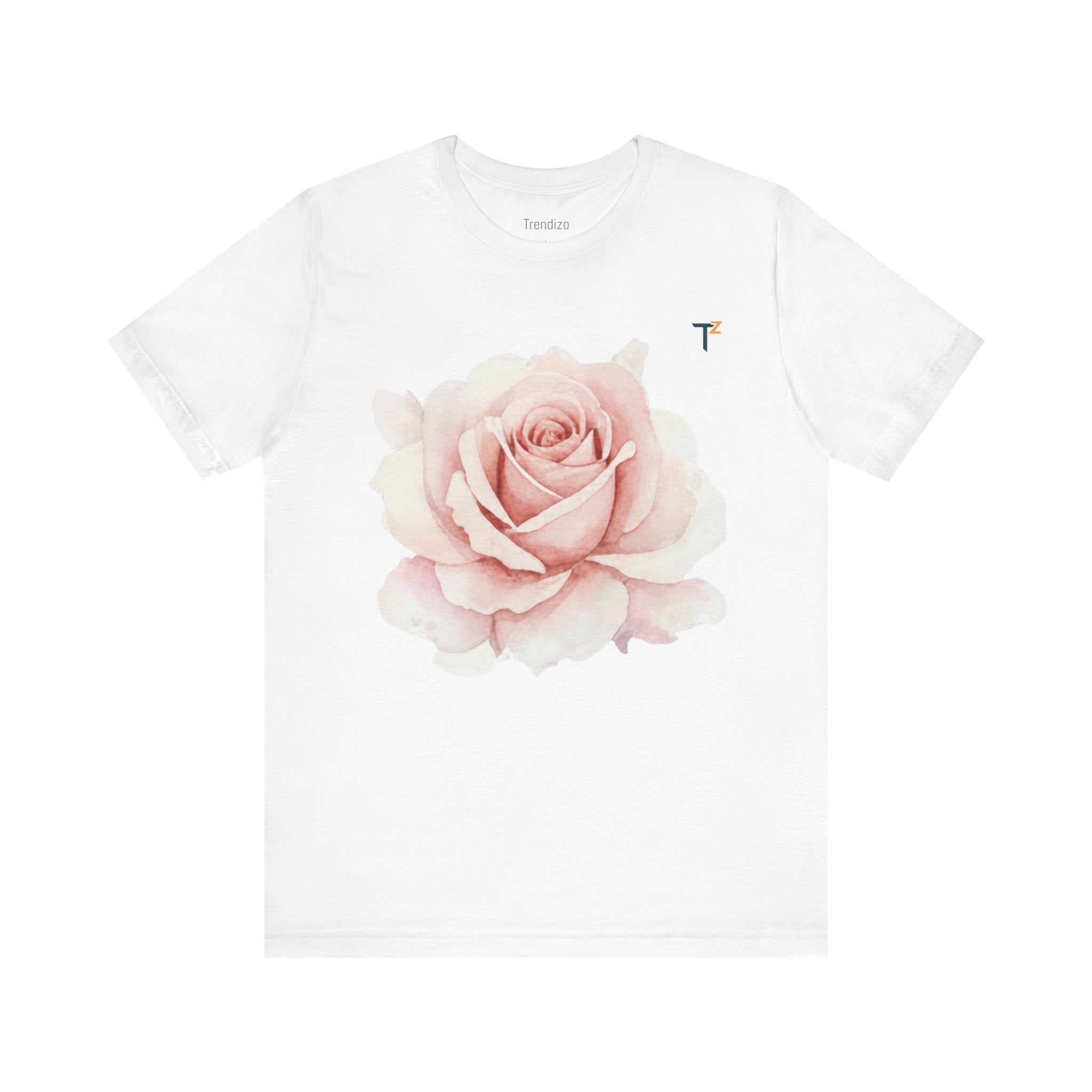 Rose Blossom Unisex Tee, Floral T-Shirt, Gift for Her, Spring Fashion, Casual Wear, Mother's Day Gift, Summer Wardrobe