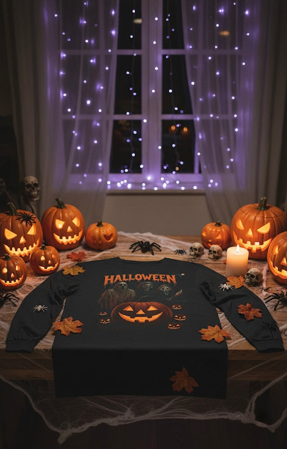 Halloween Horror Unisex Long Sleeve T-Shirt